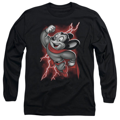 Mighty Mouse Mighty Storm Mens Long Sleeve Shirt Black