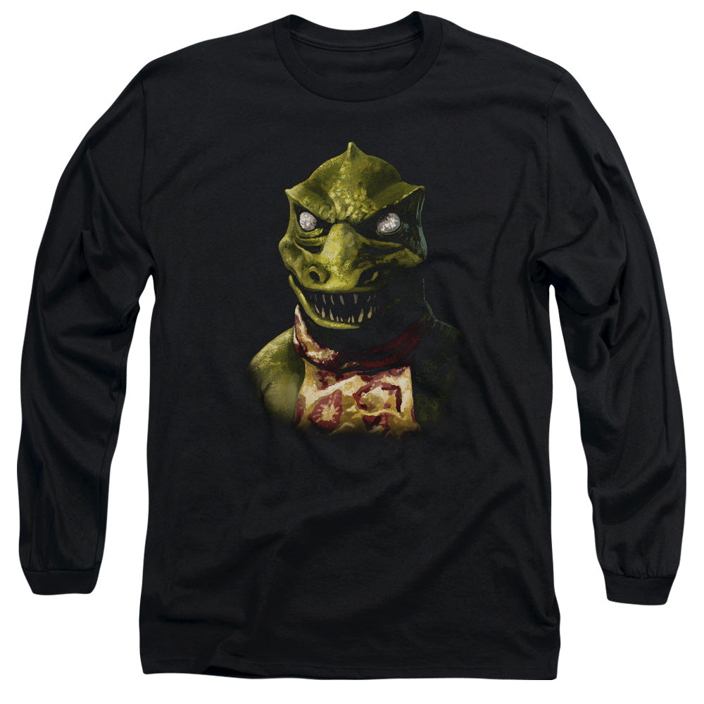 Star Trek Gorn Bust Mens Long Sleeve Shirt Black Officially Licensed