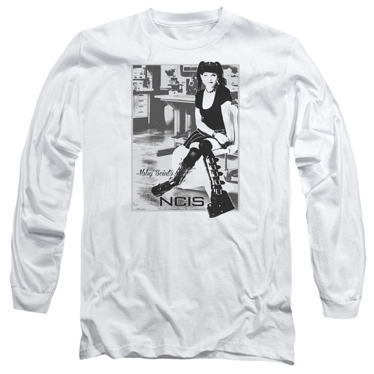 Ncis Relax Mens Long Sleeve Shirt White