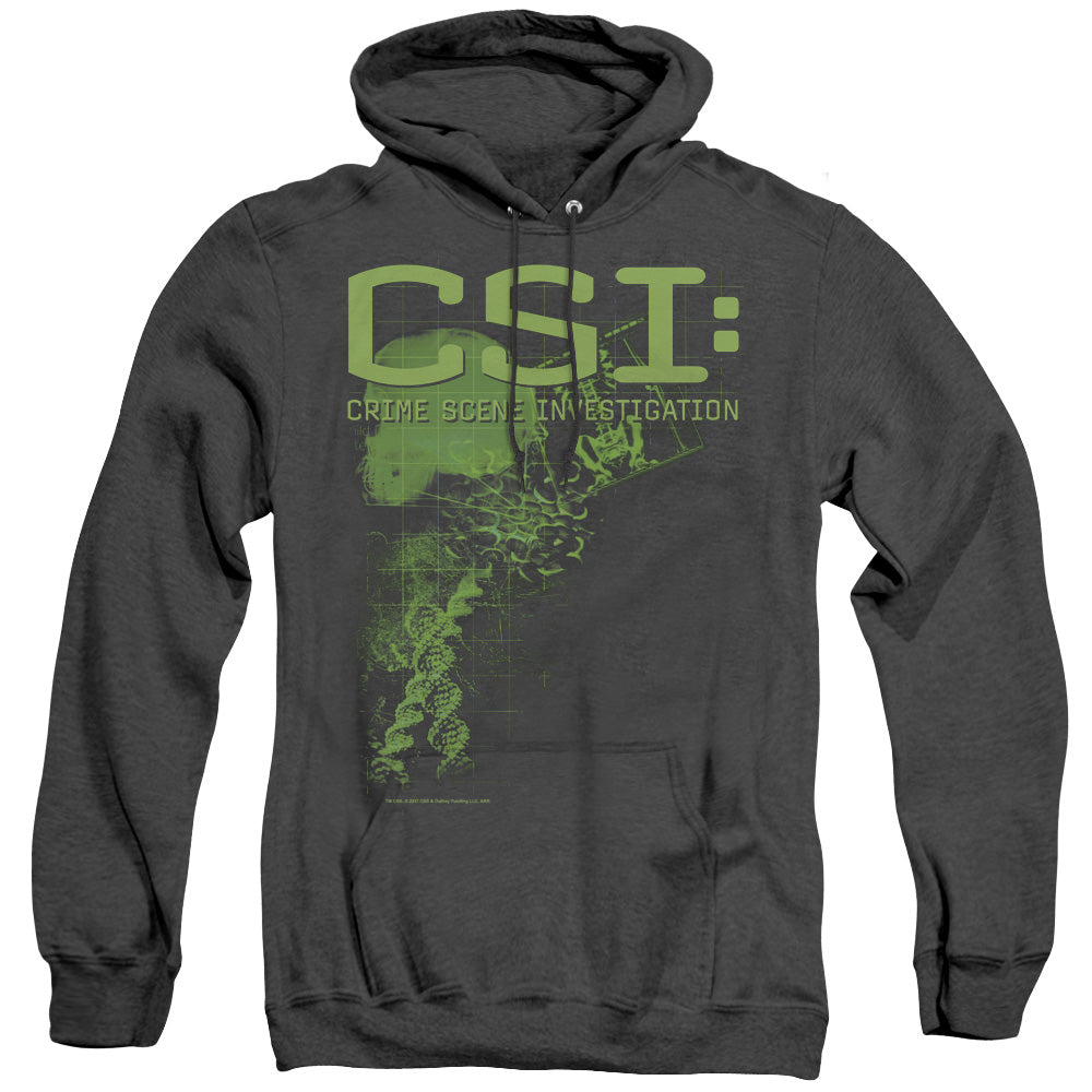 Csi Evidence Heather Mens Hoodie Black