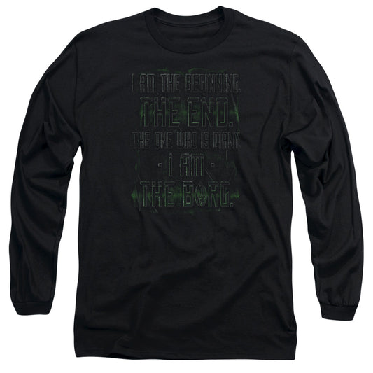 Star Trek Iborg Mens Long Sleeve Shirt Black Officially Licensed