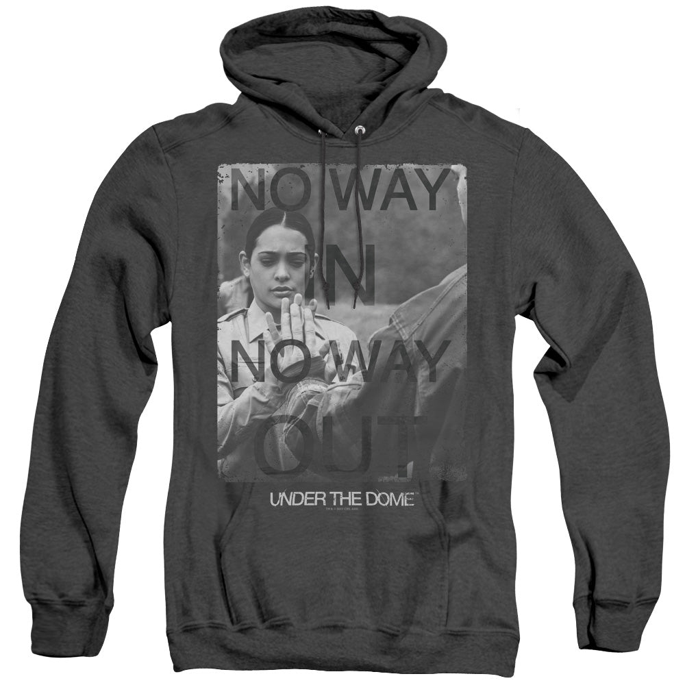 Under the Dome Trapped Heather Mens Hoodie Black