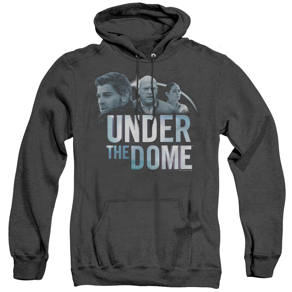 Under the Dome Character Art Heather Mens Hoodie Black