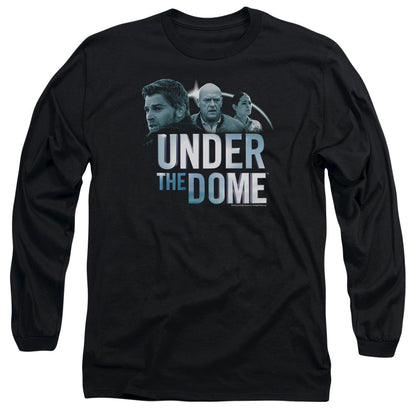 Under The Dome Character Art Mens Long Sleeve Shirt Black Officially Licensed