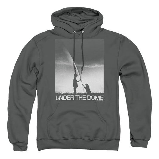 Under The Dome I'M Speilburg Mens Hoodie Charcoal