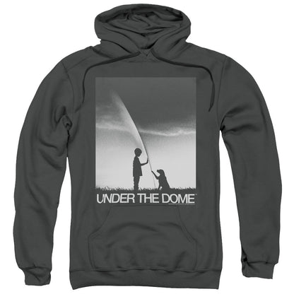 Under The Dome I'M Speilburg Mens Hoodie Charcoal