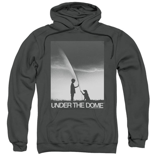Under The Dome I'M Speilburg Mens Hoodie Charcoal