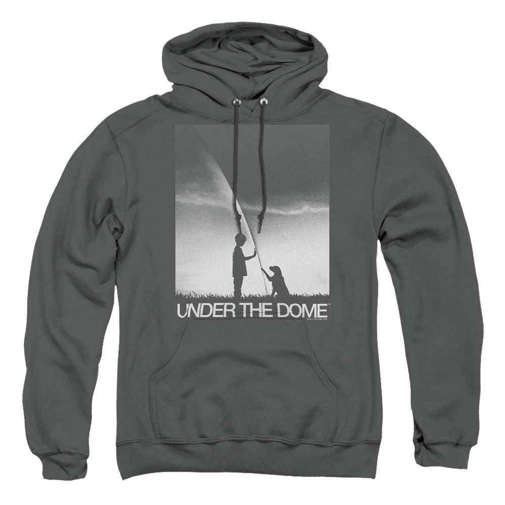Under The Dome I'M Speilburg Mens Hoodie Charcoal