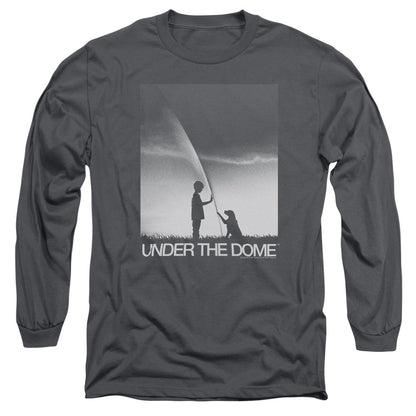 Under The Dome Im Speilburg Mens Long Sleeve Shirt Charcoal Officially Licensed
