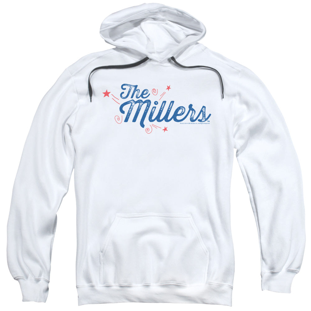 Millers Logo Mens Hoodie White