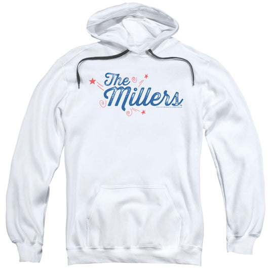 Millers Logo Mens Hoodie White