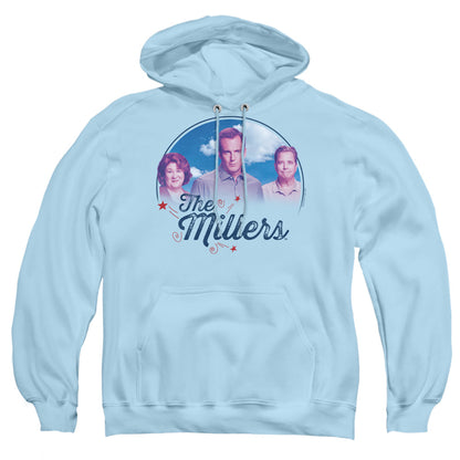 Millers Cast Mens Hoodie Light Blue