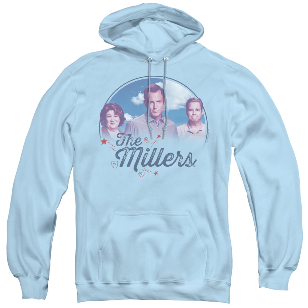 Millers Cast Mens Hoodie Light Blue