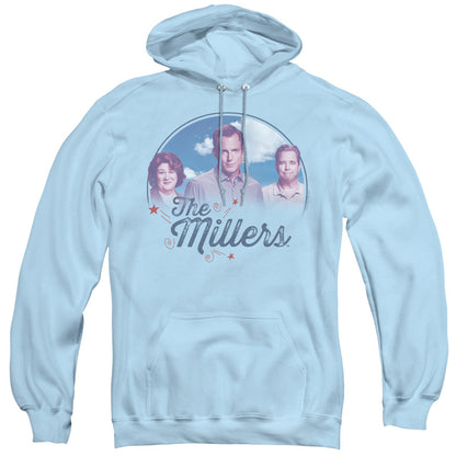 Millers Cast Mens Hoodie Light Blue