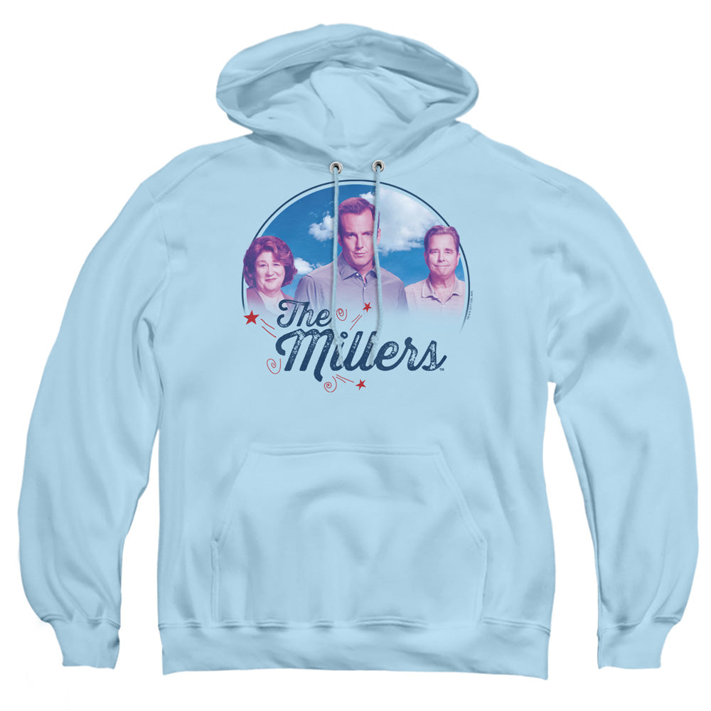 Millers Cast Mens Hoodie Light Blue