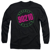 Load image into Gallery viewer, 90210 Neon Mens Long Sleeve Shirt Black
