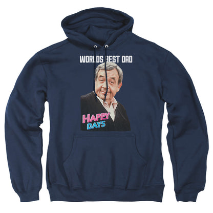 Happy Days Best Dad Mens Hoodie Navy