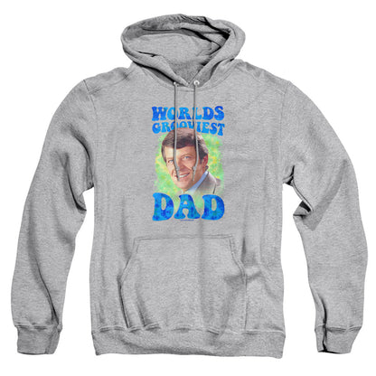 Brady Bunch Worlds Grooviest Mens Hoodie Athletic Heather