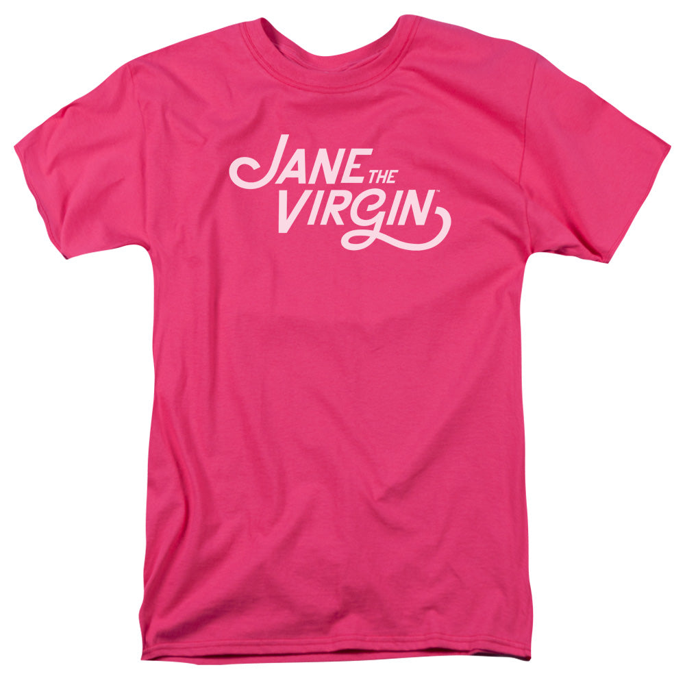 Jane The Virgin Logo Mens T Shirt Hot Pink