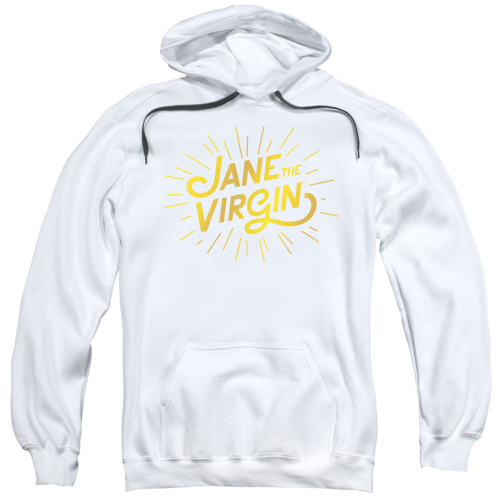 Jane The Virgin Golden Logo Mens Hoodie White