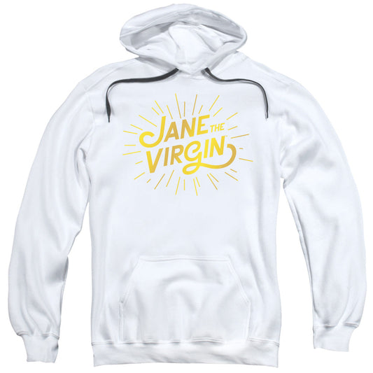 Jane The Virgin Golden Logo Mens Hoodie White