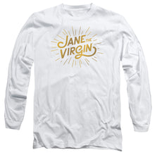 Load image into Gallery viewer, Jane The Virgin Golden Logo Mens Long Sleeve Shirt White Officially Licensed
