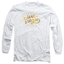 Load image into Gallery viewer, Jane The Virgin Golden Logo Mens Long Sleeve Shirt White Officially Licensed
