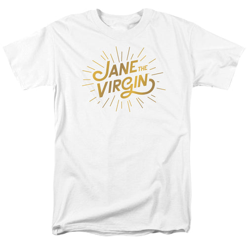 Jane The Virgin Golden Logo Mens T Shirt White