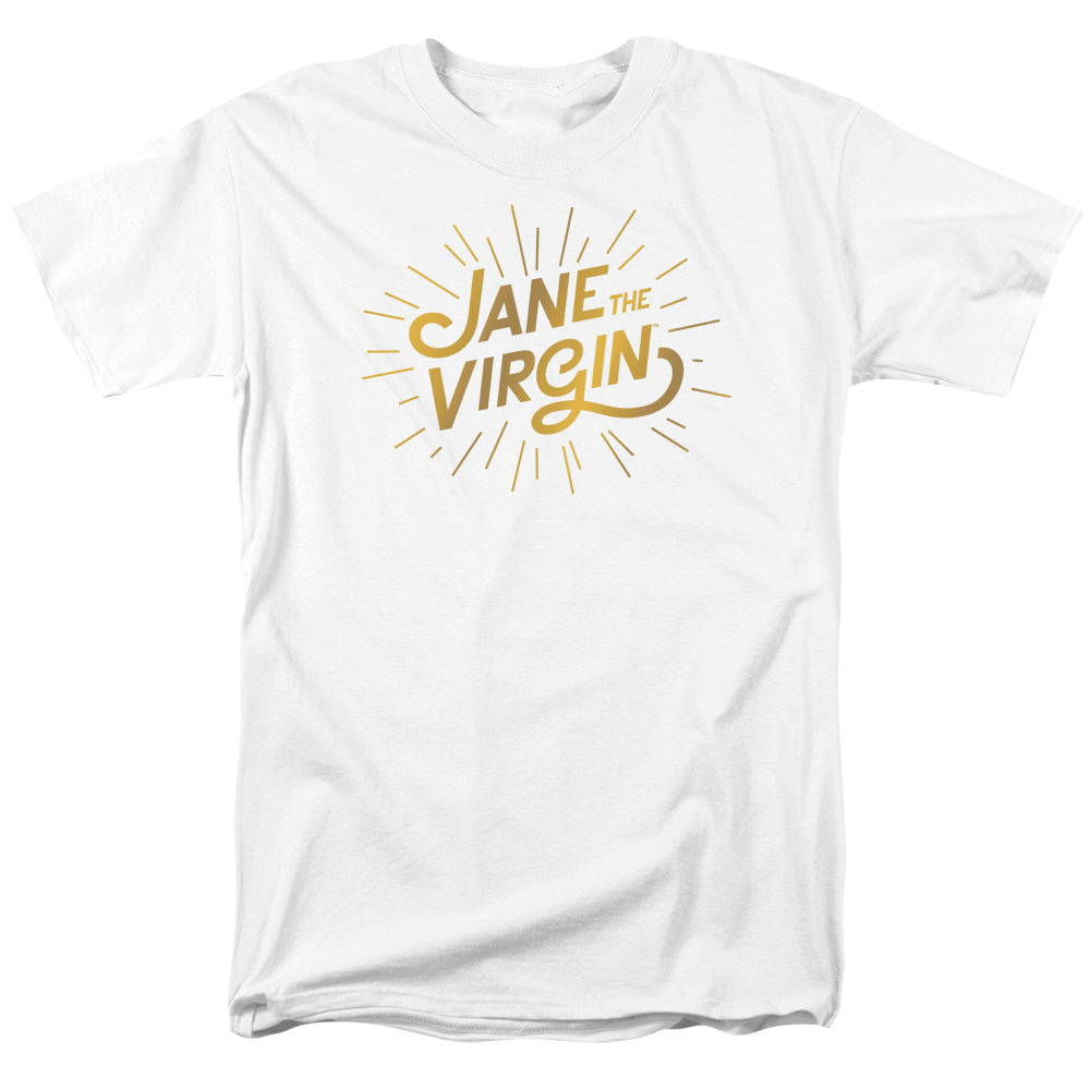 Jane The Virgin Golden Logo Mens T Shirt White