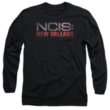 Load image into Gallery viewer, Ncis:New Orleans Neon Sign Mens Long Sleeve Shirt Black
