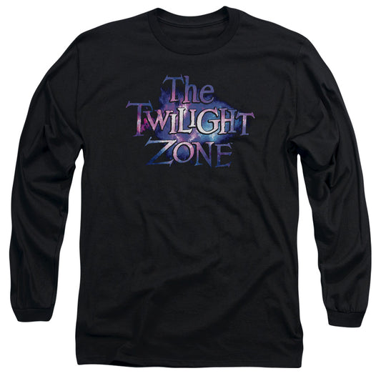 Twilight Zone Twilight Galaxy Mens Long Sleeve Shirt Black Officially Licensed