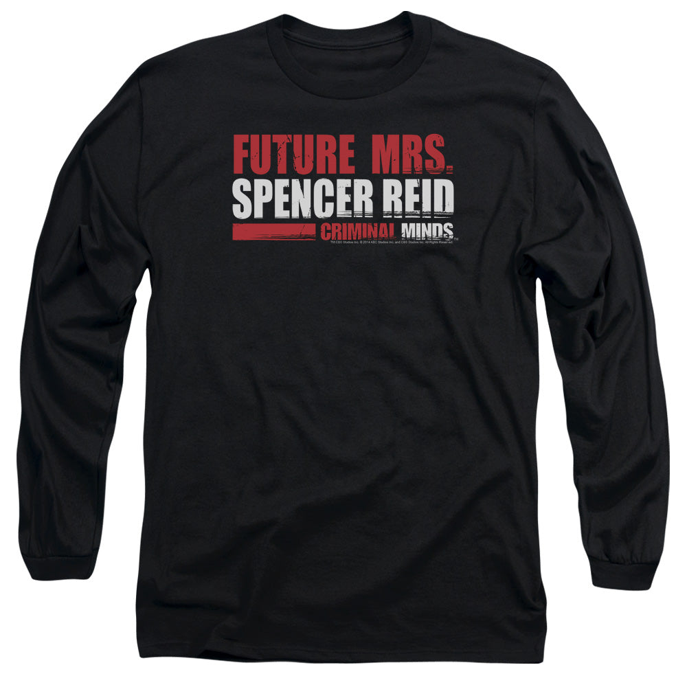 Criminal Minds Future Bride Mens Long Sleeve Shirt Black Officially Licensed
