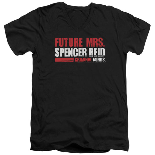 Criminal Minds Future Bride Mens Slim Fit V-Neck T Shirt Black