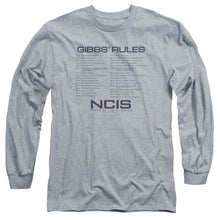 Load image into Gallery viewer, Ncis Gibbs Rules Mens Long Sleeve Shirt Athletic Heather
