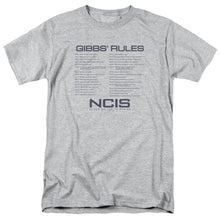Load image into Gallery viewer, Ncis Gibbs Rules Mens T Shirt Athletic Heather
