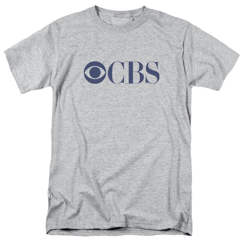 Cbs Logo Mens T Shirt Athletic Heather