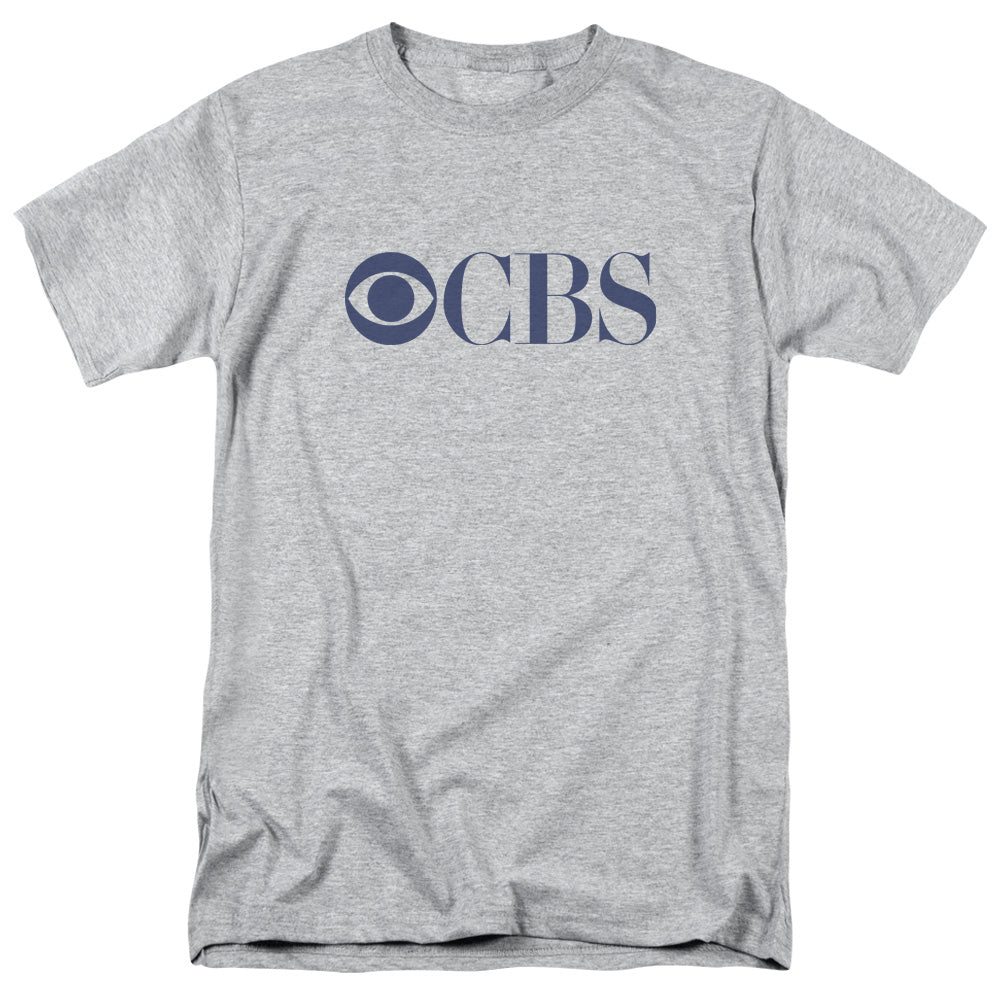 Cbs Logo Mens T Shirt Athletic Heather