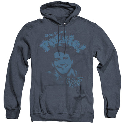 Happy Days Dont Be A Potsy Heather Mens Hoodie Navy