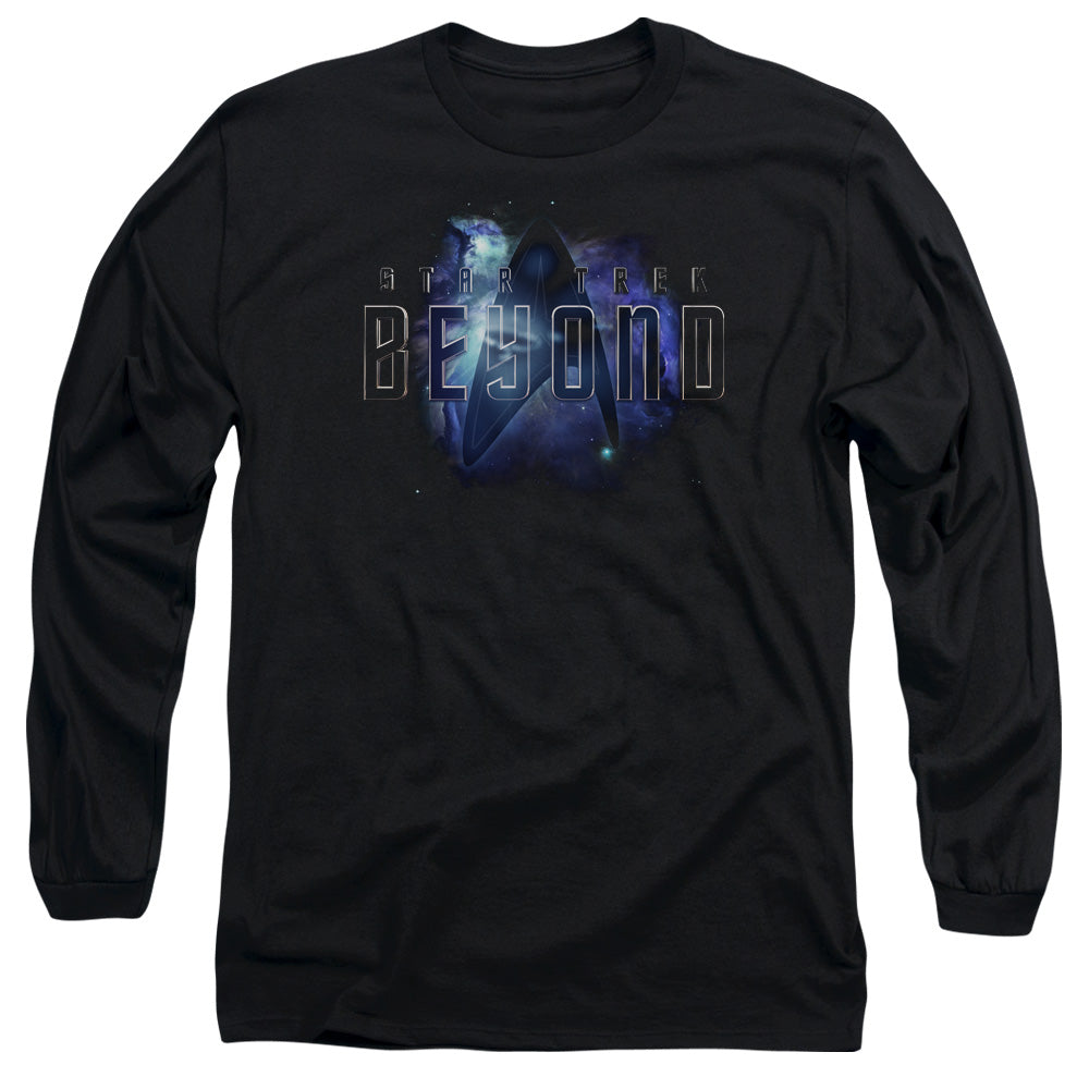 Star Trek Beyond Galaxy Beyond Mens Long Sleeve Shirt Black Officially Licensed