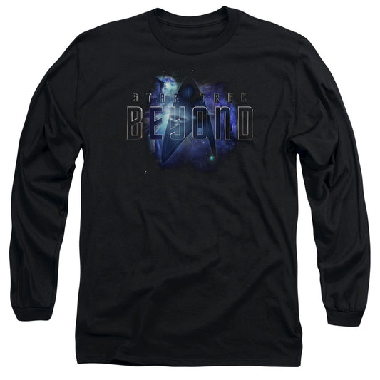 Star Trek Beyond Galaxy Beyond Mens Long Sleeve Shirt Black Officially Licensed