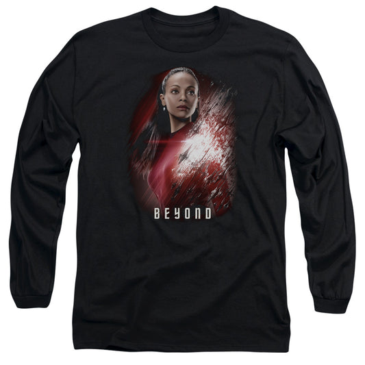 Star Trek Beyond Uhura Poster Mens Long Sleeve Shirt Black Officially Licensed