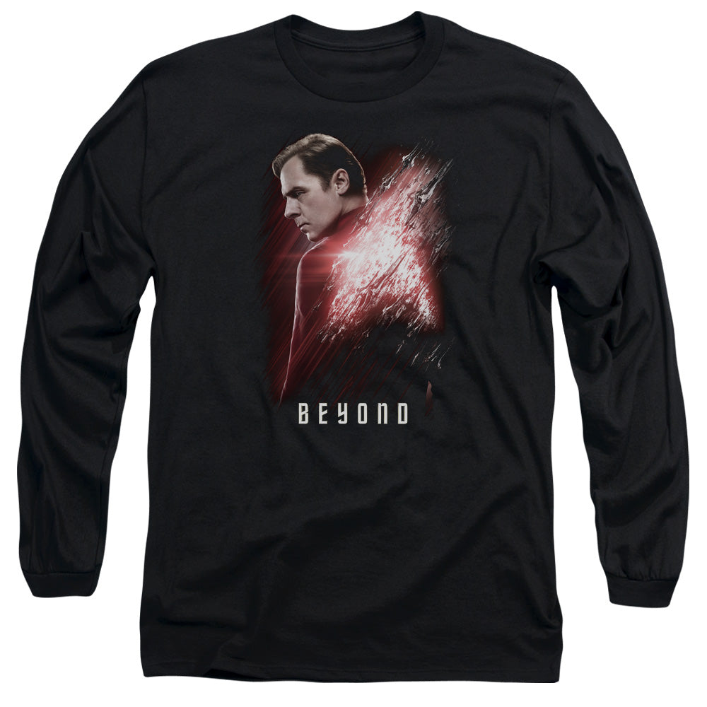 Star Trek Beyond Scotty Poster Mens Long Sleeve Shirt Black Officially Licensed