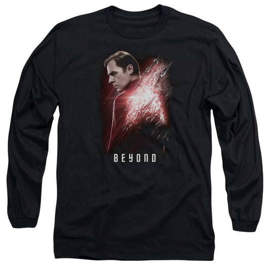Star Trek Beyond Scotty Poster Mens Long Sleeve Shirt Black Officially Licensed