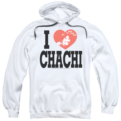 Happy Days I Heart Chachi Mens Hoodie White