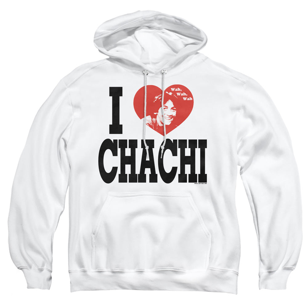 Happy Days I Heart Chachi Mens Hoodie White