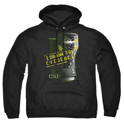 Csi I Drank The Evidence Mens Hoodie Black