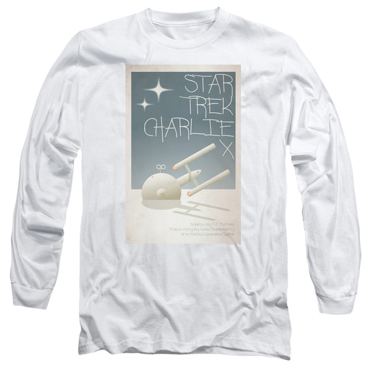 Star Trek Tos Episode 2 Mens Long Sleeve Shirt White Officially Licensed