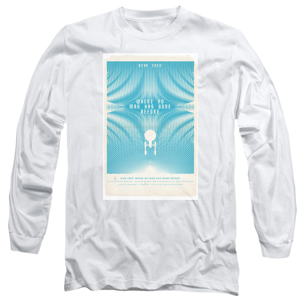 Star Trek Tos Episode 3 Mens Long Sleeve Shirt White Officially Licensed