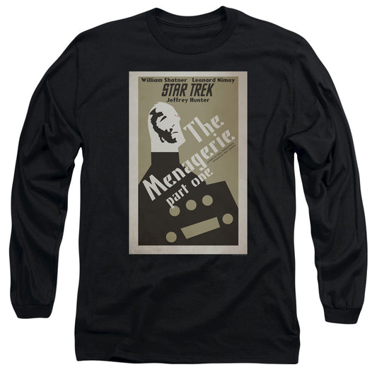 Star Trek Tos Episode 11 Mens Long Sleeve Shirt Black Officially Licensed