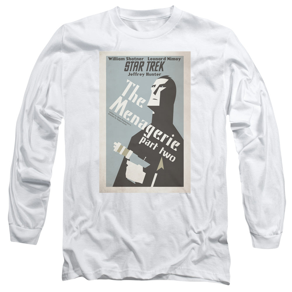 Star Trek Tos Episode 12 Mens Long Sleeve Shirt White Officially Licensed